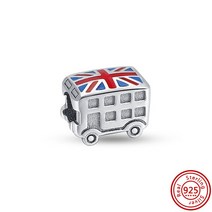 디지털사이니지 925 실버 전화 키오스크 우체국 커피 컵 스푼 매력 로켓 핸드 하트 아이 비즈 맞는 원래 판, 05 RS178