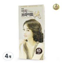 라이브잇 유한양행 매직브라이트순 염색제, 36개, 45 갈색