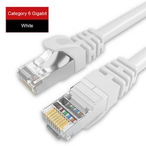랜선분배기 이더넷 케이블 Cat6 Lan 첫번째5m UTP Cat 6 RJ 45 분배기 네트워크 RJ45 노트북 라우터용 트위스트 페어 패치 코드, [01] white, [04] 5m