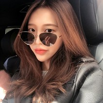 스타일자키 삼각메탈 빈티지 블랙틴트 선글라스 (3color)