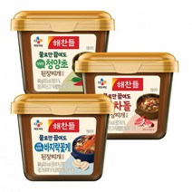 해찬들 청양초/차돌/바지락꽃게 된장찌개양념 450gx3, 청양초 x 3, 450g, 1개
