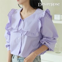 디자이어로즈 디자이어로즈 여성 프릴카라 버튼 블라우스 4color (9635596)
