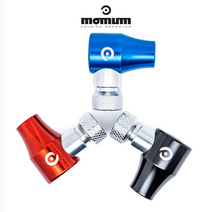 모멈(Momum) co2카트리지Quick inflator 타이어공기압주입기 휴대용 인젝터 펌프, 레드(Red)