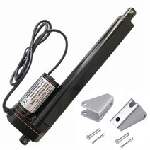 전기 선형 액추에이터 dc 12v 24v 선형 모터 브래킷 포함 50mm 100mm 150mm 200mm 250mm 300mm 350mm 400mm 스트로크 30w 2.5a, 400mm 스트로크 길이, 12v 100n 60mm 초
