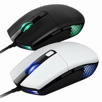 앱코 HACKER 프로페셔널 게이밍 마우스, A660 3360 하이엔드, 화이트
