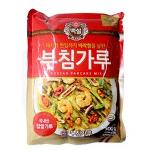 CJ 백설 바삭한 부침가루 500g 식품 > 가루/조미료/향신료 가루 밀가루/부침/튀김/빵가루, CJ 부침가루 500G