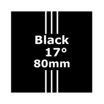 카본 스템 Ullicyc-4 색 합금 3k 6/17 도 산악 자전거 로드 바이크 60-120mm 28.6mm 바 31.8mm LGA01, [12] black 17x80mm