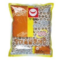 장마을 알콩메주 된장 찌개 콩 국 한정식 전통, 1kg, 1개