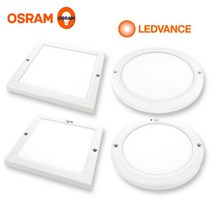 오스람 레드밴스 LED 엣지 직부등 센서등 사각 원형 플리커프리 20W 주광색, 레드밴스 원형 엣지 센서등
