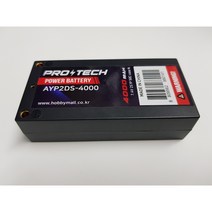 NEW-AYP2DS-4000 7.4V 4000mAh 2S1P 50C case N (9.3 X 4.5 X 2.9cm), 단품