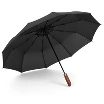 votgl 접이식 3단우산원목 고급 튼튼한 3단 자동우산