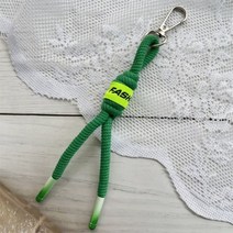 인형키링 굿즈 캐릭터 열쇠 고리 제작 큐티 가죽 나무 가방 키홀더, green F