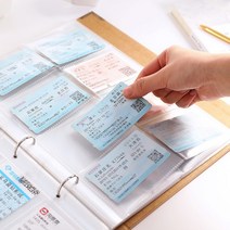 포카보관 투명 포토카드 포카 바인더 4종 포토 앨범 스크랩 폴라로이드 인생네컷 보관, A타입8칸