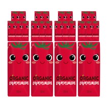 롯데칠성 오가닉 유기농 주스 레드비트&배&토마토 125ml 24개, 혼합맛 (레드비트/배/토마토)