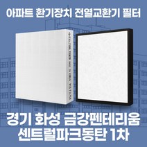 화성시 동탄2 동탄금강펜테리움센트럴파크 아파트 환기시스템 전열교환기 필터 H13등급, 27평, 기본세트(헤파1+프리2)