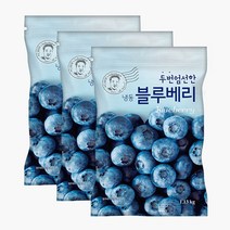 [자연원] 두번엄선한 냉동 블루베리 1.13kg, 3팩
