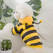 펫라이엇 강아지옷 가을 겨울 BEE 후드 티셔츠