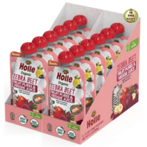 라이브잇 홀레 지브라 비트 프루트 퓨레 & 베지 주스 어린이 스무디 100g, 사과 + 바나나 + 비트쥬스, 96개입