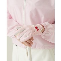 23SS [BRITISH CLASSIC]핑크 하트 로고 반양피 양손 장갑 HWGV3E301P2