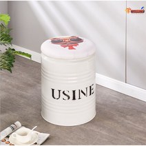 인테리어 의자 업소용 당구장의자 빈티지의자 소파 카페 철제의자 사무실 디자인 드럼통의자 헬스장, 스트레이트핏-화이트