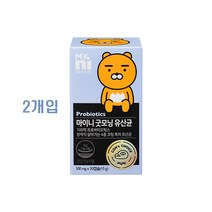 마이니 굿모닝 프로바이오틱스 100억 유산균 장 밀착 정착 4중 코팅 유산균 히알루론산 단백질 장까지 살아가는 식약처 기능성 인정 추천, 엘리펀트 2세트