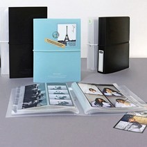 인생네컷 앨범 포토북 스토리지 84포켓 네컷앨범 포켓 앨범 사진, 블랙