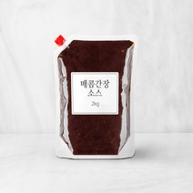 펀테이블 매콤간장소스 2kg 간장치킨소스