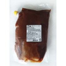 안주세상 돈가스소스 2kg 편리한 튜브형 업소용 돈가스소스