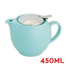 제로재팬 도자기 티포트 2인용 450cc, 젤라토 민트, 450ml