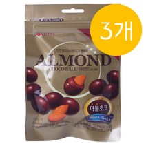 KC/롯데제과 아몬드초코볼 70g -3개/초콜릿/초코볼, 3봉
