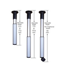 1x510-710MM RV 범용 접이식 리프팅 테이블 다리 휴대용 리프트 높이 조절 책상 벤치 바 자동차