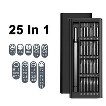 드라이버 세트 자기 나사 드라이버 키트 비트 정밀 전기 xiaomi iphone 컴퓨터 tri wing torx screwdrivers small, 1 세트에서 25