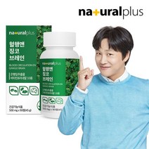 [내츄럴플러스] 혈행앤 징코 브레인 90정 1박스(3개월분) / 기억력 혈행개선 은행잎추출, 1개