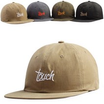 남녀공용 Touch 자수 빅사이즈 캠프캡 4color_남자의품격