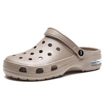 주방 안전화 바리스타 신발 코르크 남자 패션 캐주얼 스포츠 여름 야외 공기 쿠션 비치 샌들 가벼운 무게 슬리퍼