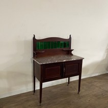 영국 엔틱 마블 워시스탠드 콘솔 선반 빈티지가구