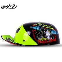 카본 야구 헬멧 포수 오토바이 회색 남성과 여성의 기관차 복고풍 반 성격 멋진 여름, 9, xxl