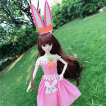 말하는인형 우산 관절 홀더 작은다섯 신년 투라대륙 작은 댄서 생생한 일양말 선물 모형 동일타입 낱개로 팔다, C02-온 아이가 배웅한.신발식, T15-토끼치마 M02