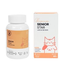 멍냥이랑 시니어스타 노령견 노령묘 전문 영양제 48g, 48g 1개