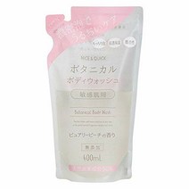 NICE & QUICK 보타니컬 바디 워쉬 퓨어리 피치의 향기 리필 400ml 나이스퀵 NICE＆QUICK ボタニカル ボディウォッシュ ピュアリーピーチの香り 詰替え 400ml ナイス