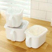 나카야 손잡이 화이트 밀폐용기, 1.4ml