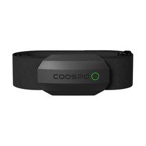 CooSpo-H808S 심박수 센서 듀얼 모드 ANT 블루투스 가슴 스트랩 사이클링 컴퓨터 자전거 와후 가민 Zwift 스포츠 모니터, H808S-B-BK