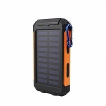 랜턴 호롱 작업등 감성 조명 led 램프 캠핑용 불 실내등 실내용등solar power bank 30000mah 대용량 충전기 2usb 여행 캠핑 방수 전원 은행 samsung, 주황색