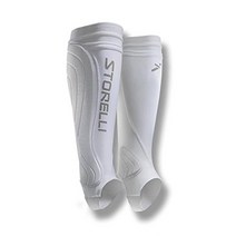 Storelli BodyShield 다리 보호대 | 보호 축구 신 가드 홀더 | 향상된 낮은 다리 및 발목 보호 | 화이트, 단일옵션