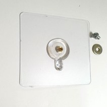 하모니 벽걸이 매직후크 매직너트, 1개, 7.2*7.2cm/10mm