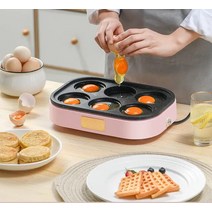 타코야끼만들기 타코야끼팬 기계 가정용 전기 계란 햄버거 들러붙지 않는 프라이팬, 8.pink  UK