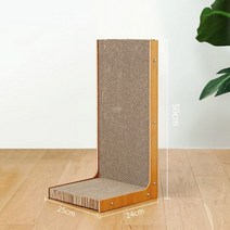캣타워 분리형 고양이 스크래처 보드 l자형 스크레이퍼 스크래칭 포스트 그라인딩 클로 등산 완구 애완 동물 가구 제품, Small 3
