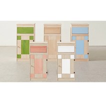 엘린까사 원목 더스트박스 대형 인테리어 휴지통 수납정리함 5color, 내추럴