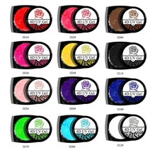 니트 네일아트 엠보젤 12종 세트 KJ_01_03, 혼합색상, 1세트