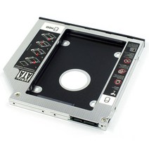 SSD케이스 외장 하드 케이스 두 번째 HDD 캐디 9.5MM 12.7MM SATA 3.0 2.5 quotSSD 디스크 드라이브 어댑터 노트북 CD DVDROM Optibay, 01 12.7mm